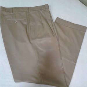 SAVANE Men's  SILKWORKS  LUXURY FABRIC Cuffed Pants - Size 34X32